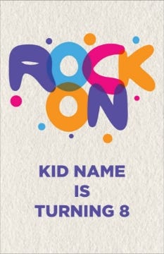 Picture of Rock On - 9" x 6"