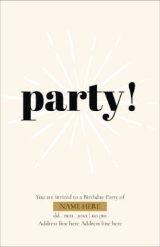 Picture of The Party Edit - 9" x 6"