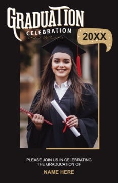 Picture of Cap & Gown Celebration - 9" x 6"