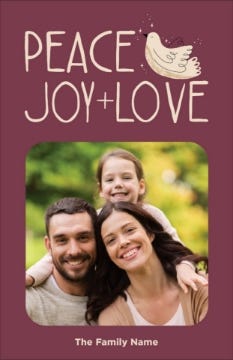 Picture of Peace Joy Love - 9" x 6"