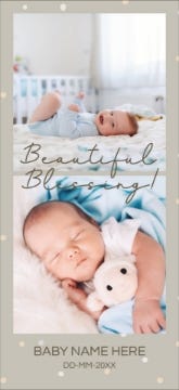 Picture of Beautiful Blessings - 8" x 4"