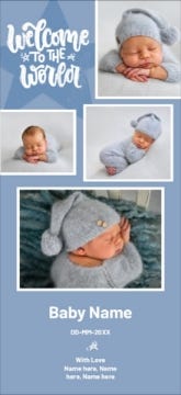 Picture of Welcome to the World - 8" x 4"