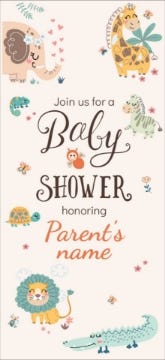 Picture of Baby Jungle Bash - 8" x 4"