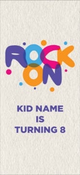 Picture of Rock On - 8" x 4"