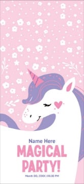 Picture of Magic Unicorn - 8" x 4"