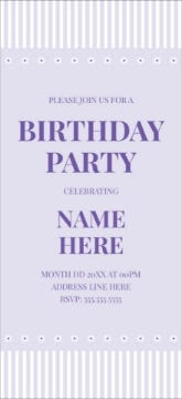 Picture of Blooming Birthday - 8" x 4"