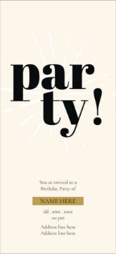 Picture of The Party Edit - 8" x 4"