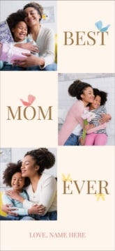 Picture of Best Mom Ever - 8" x 4"
