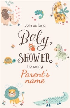 Picture of Baby Jungle Bash - 7.2" x 4.6"