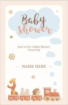 Picture of Baby Shower Express - 7.2" x 4.6"
