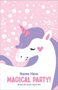 Picture of Magic Unicorn - 7.2" x 4.6"