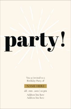Picture of The Party Edit - 7.2" x 4.6"