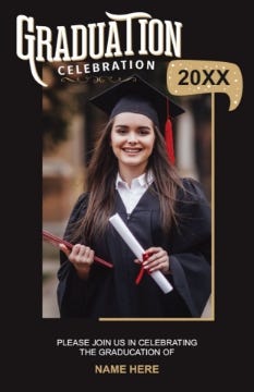 Picture of Cap & Gown Celebration - 7.2" x 4.6"
