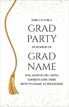 Picture of Tassel Turn-Up - 7.2" x 4.6"