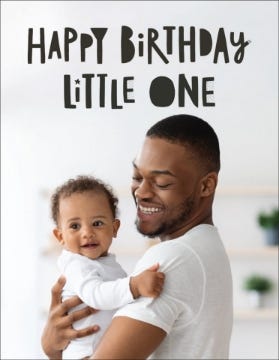 Picture of Little One Turns One - 5.5" x 4"