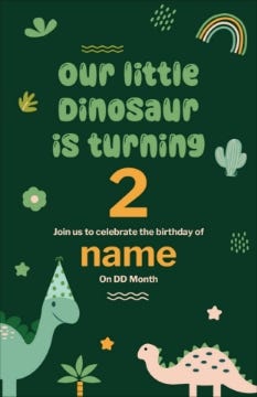 Picture of Dino Jungle - 9" x 6"