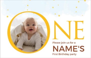 Picture of Little Star Turns One - 6" x 9"