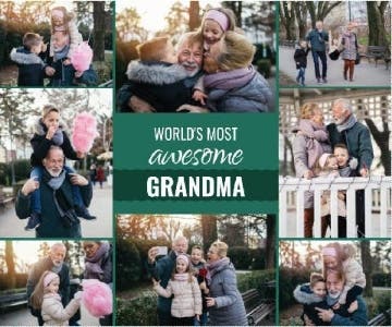 Picture of Grandparents-04 30x40 Plush Fleece (No Bleed)